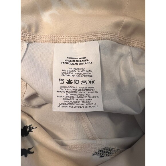 Nike One Luxe Resort Womens Sz Med Mid-Rise 7/8 Leggings Pearl White - Picture 9 of 9